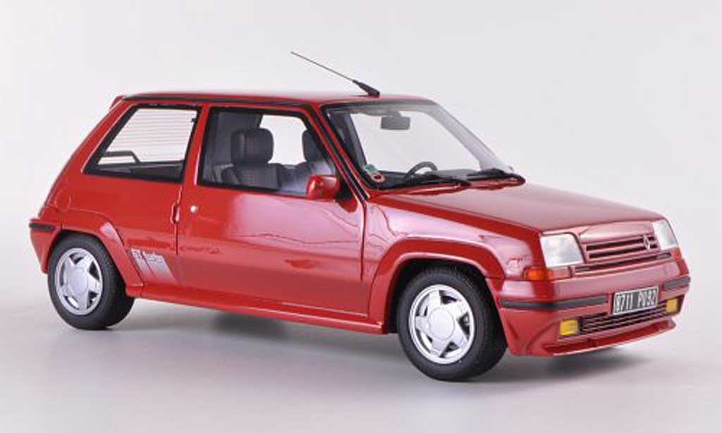 Renault 5 1/18 Ottomobile GT Turbo rood 1987 modelauto