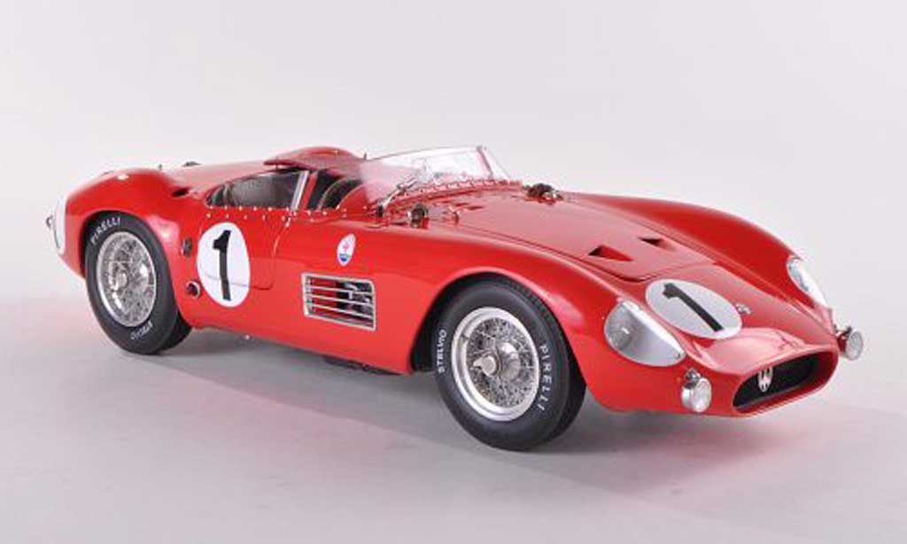 Maserati 300 1/18 CMC S No.1 J.Bonnier/ F.Godia-Sales 24h Frankreich 1958 modelauto