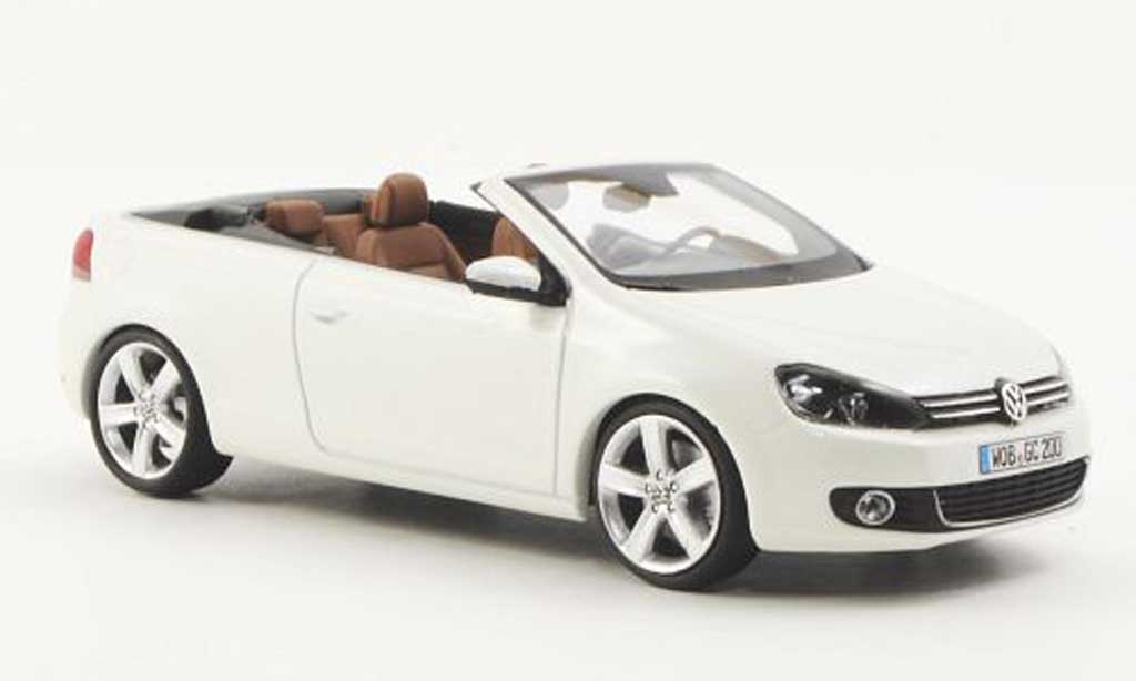 Volkswagen Golf VI 1/43 Schuco VI Cabriolet wit 2011 modelauto