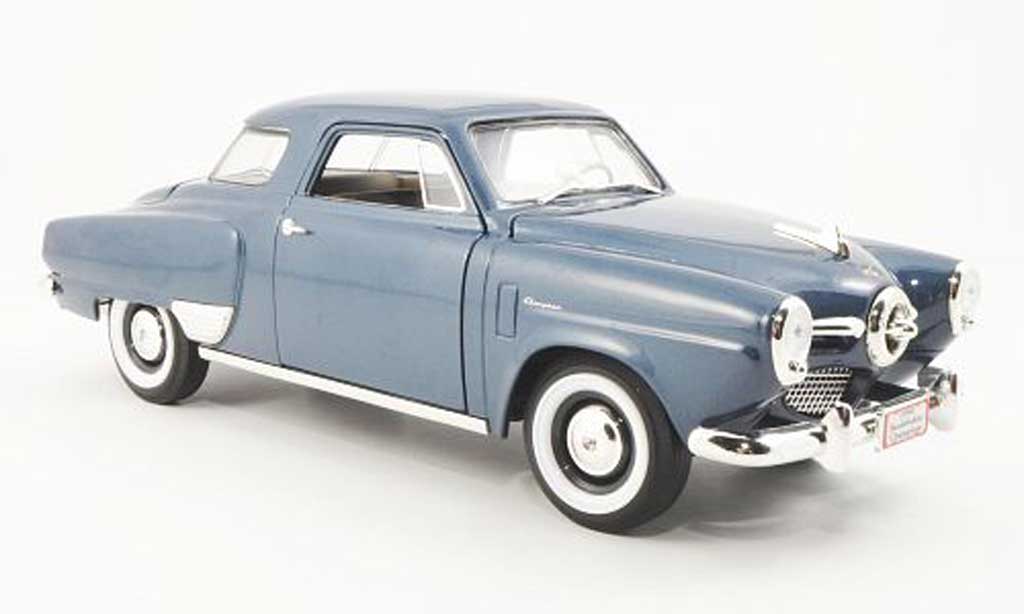 Studebaker Champion 1/18 Yat Ming blauw 1950 modelauto