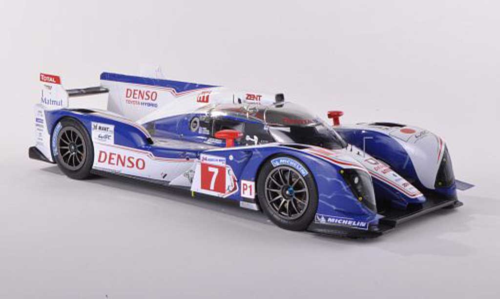 Toyota TS030 1/43 Spark hybride No.7 Dense 24h Le Mans 2012A.Wurz/N.Lapierre/K.Nakajima modelauto