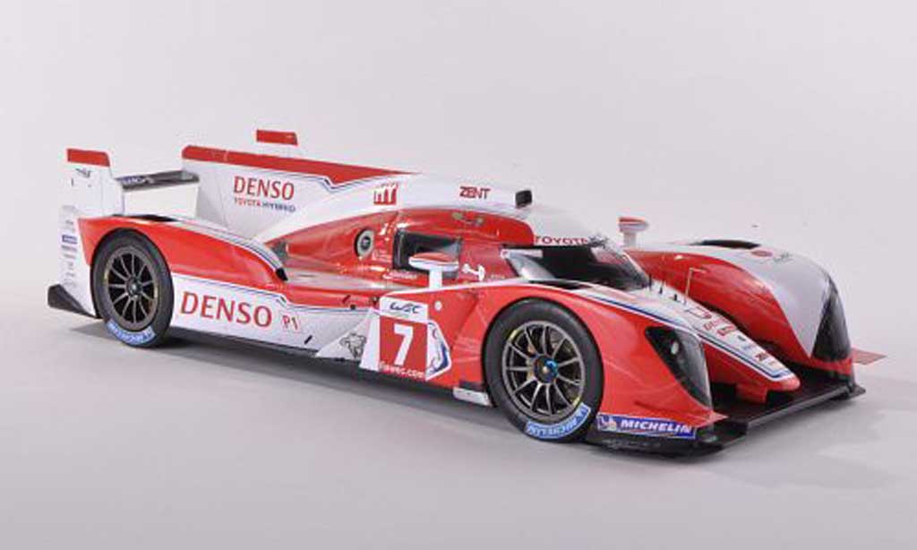 Toyota TS030 1/43 Spark hybride No.7 Dense presentation Spa 2012 modelauto