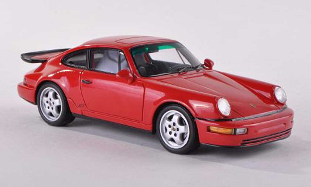 Porsche 993 RS 1/43 Spark 964 RS America Coupe rood 1 modelauto