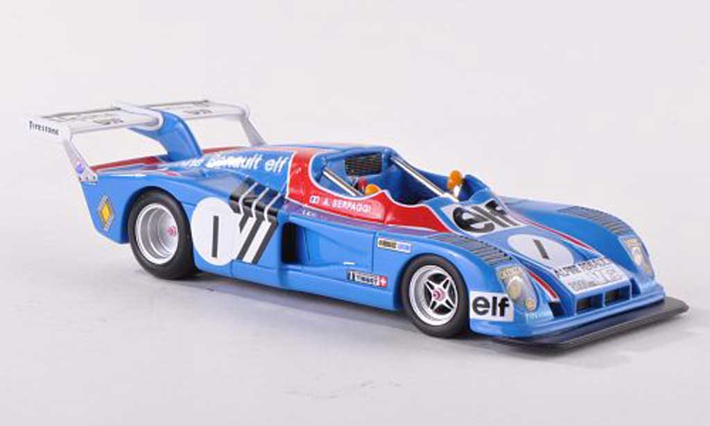 Alpine A441 1/43 Spark No.1 A.Serpaggi Champion 2LGR6 1974 modelauto