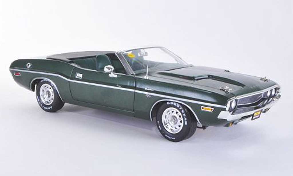Dodge Challenger 1970 1/18 Greenlight 1970 Hemi Cabriolet R/T grun modelauto