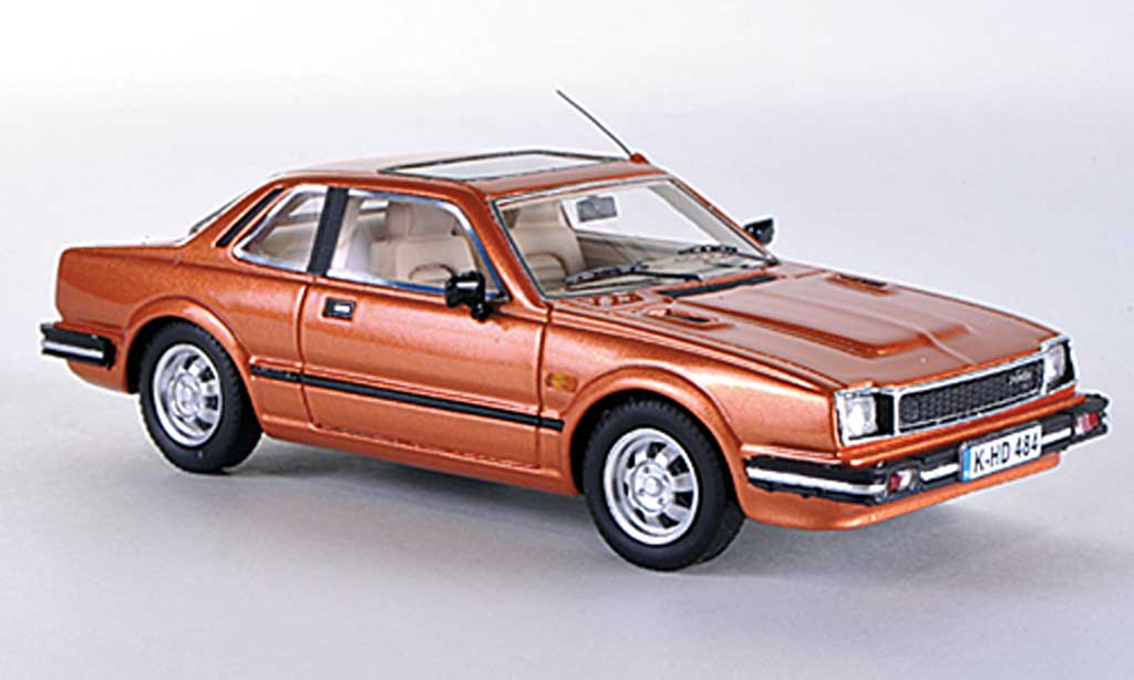Honda Prelude 1981 1/43 Neo 1981 MKI bruin modelauto