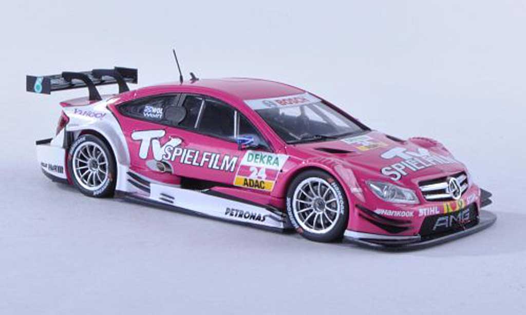 Mercedes Classe C DTM 1/43 Spark DTM C-Coupe No.24 TV Spielfilm DTM-Saison 2012 S.Wolff modelauto