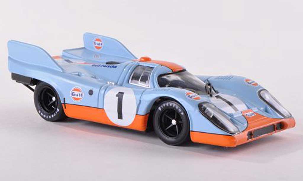 Porsche 917 1971 1/43 Brumm 1971 K No.1 Scuderia JWA-Gulf 1000km Monza Siffert/Bell modelauto