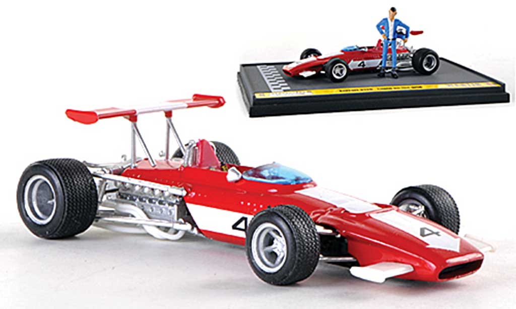 Ferrari 312 B 1/43 Brumm B No.4 Lupin on the grid 1970 modelauto