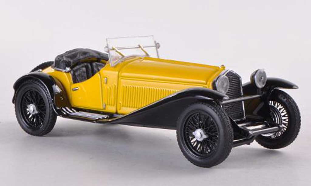 Alfa Romeo 1750 1/43 Brumm geel Lupin shooting modelauto
