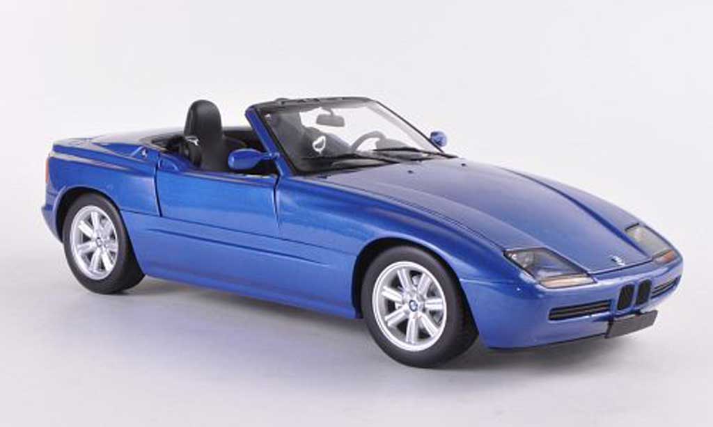Bmw Z1 1/18 Minichamps blauw 1988 modelauto