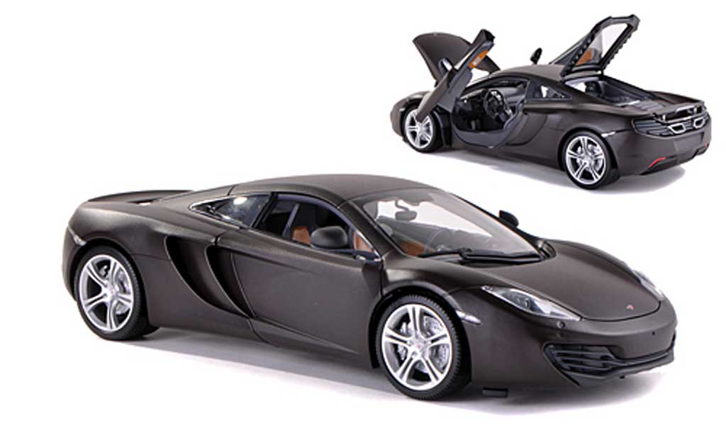McLaren F1 2011 1/18 Minichamps 2011 MP4-12C mattzwart modelauto