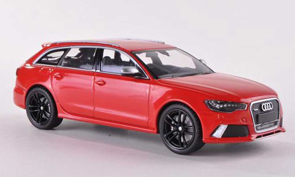 Audi RS6 1/43 Minichamps Avant rood 2012 modelauto
