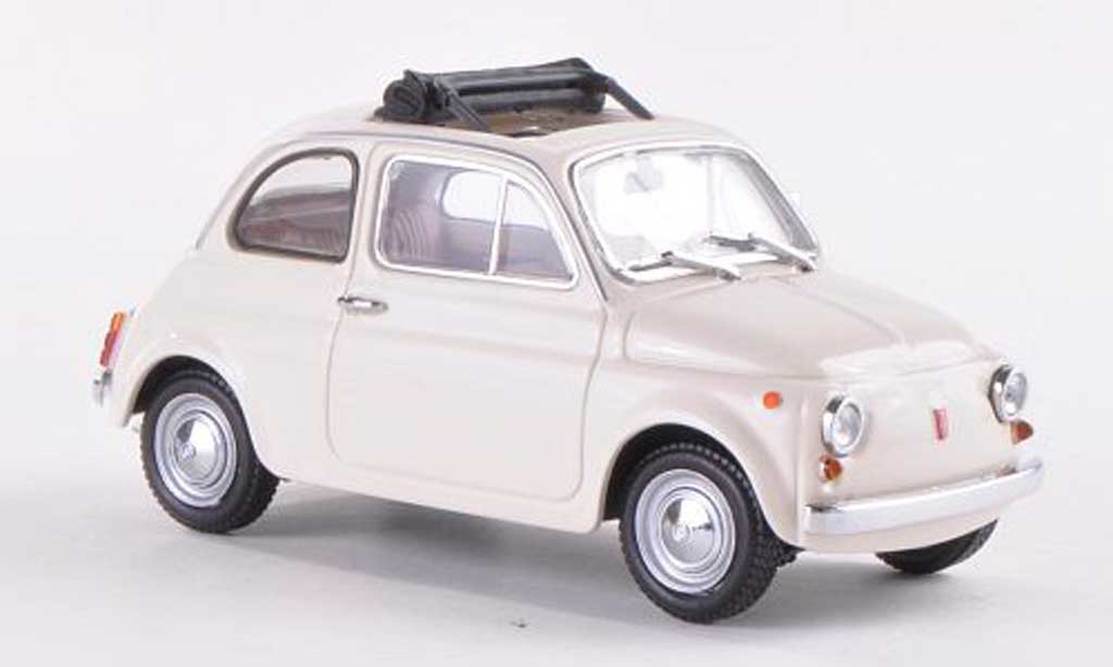 Fiat 500 1/43 Minichamps wit 1965 modelauto