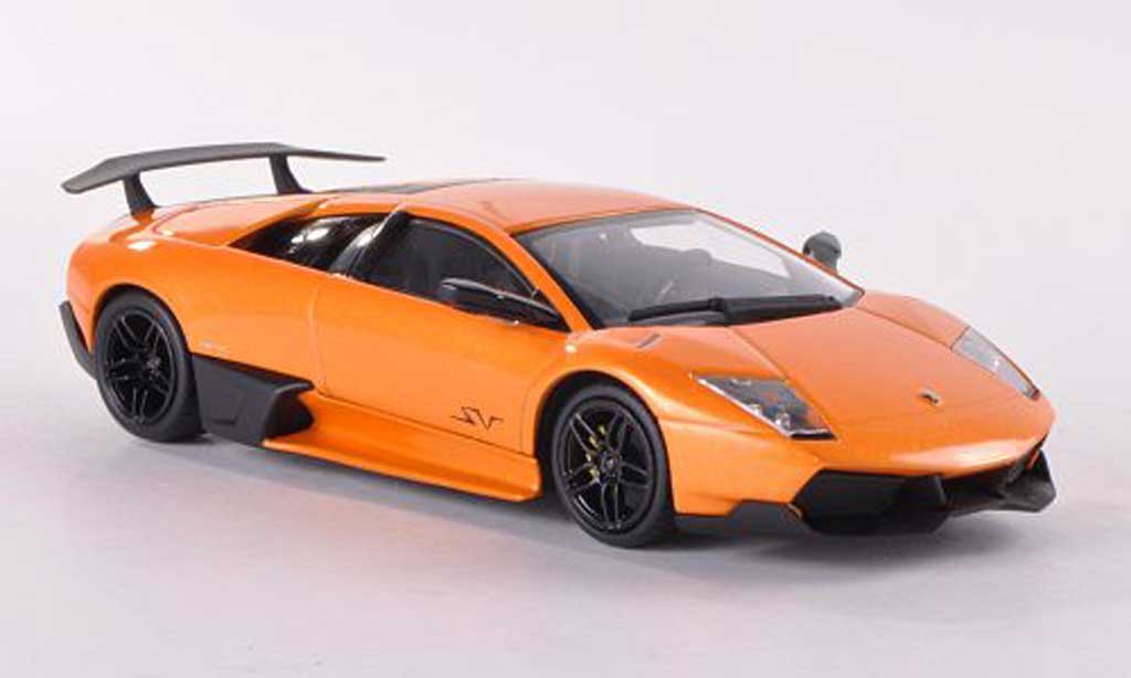 Lamborghini Murcielago LP670 1/43 Minichamps LP670 SV oranje 2009 modelauto