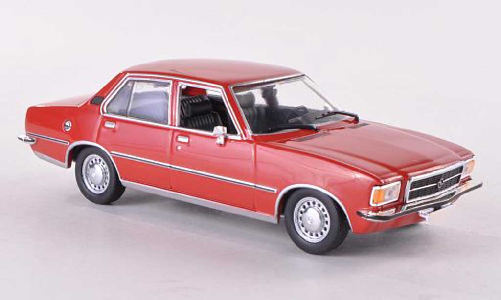 Opel Rekord 1/43 Minichamps D rood 1975 modelauto