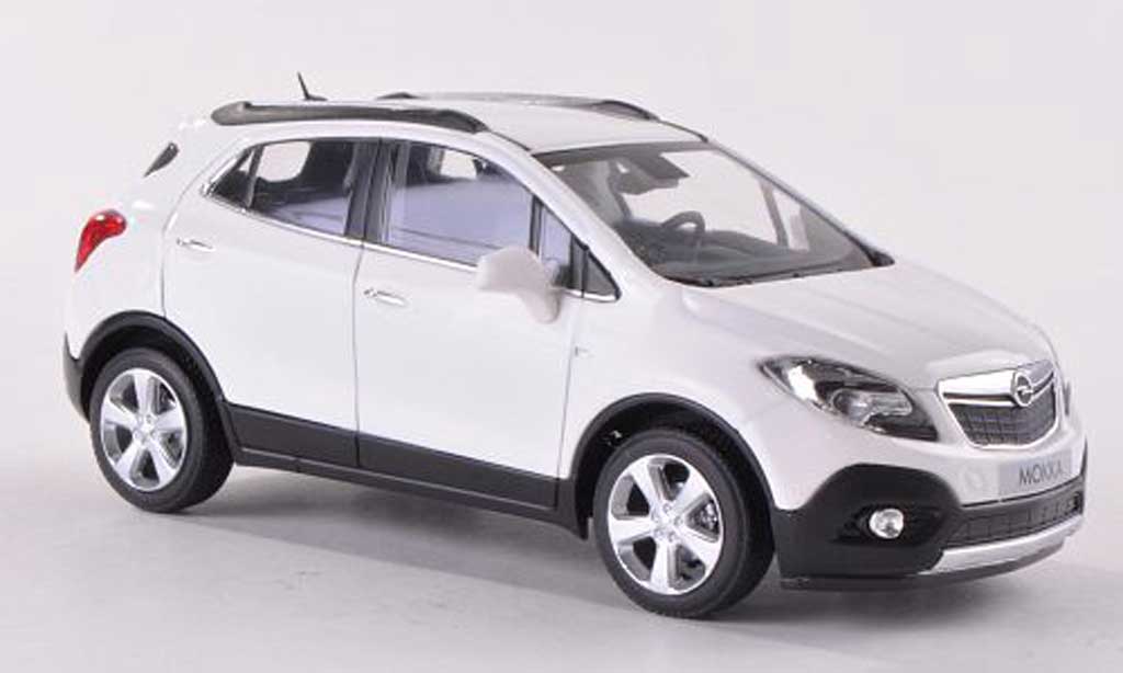 Opel Mokka 1/43 Minichamps wit 2012 modelauto