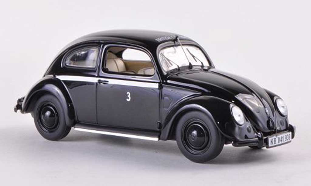 Volkswagen Kafer 1/43 Minichamps 1200 Export British Car Hire 1947 modelauto