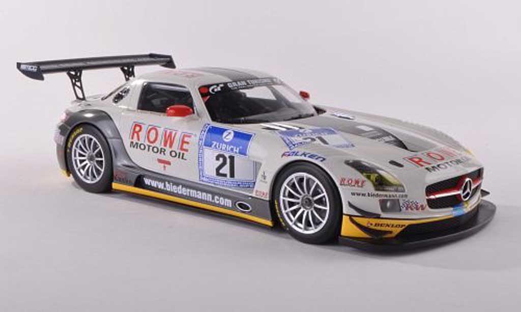 Mercedes SLS 1/43 Minichamps AMG GT3 No.21 Rowe Racing 24h Nuerburgring 2012 Zehe/Hartung/Rehfeld/Bullitt modelauto