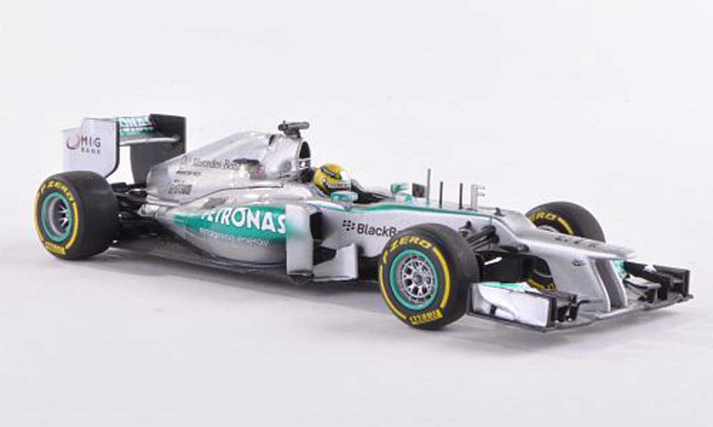Mercedes F1 1/43 Minichamps AMG Team No.9 Petronas N.Rosberg Showcar 2013 modelauto