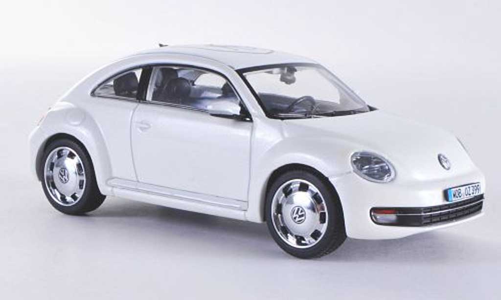 Volkswagen Beetle 1/43 Schuco wit Wolfsburg 2011 modelauto