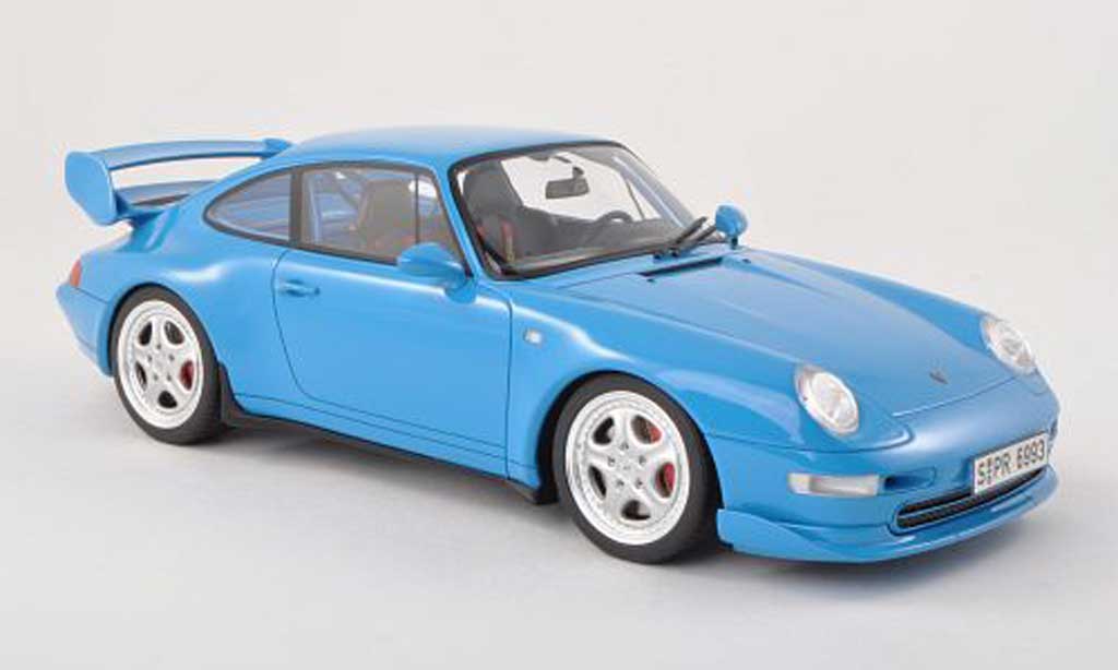 Porsche 993 RS 1/18 GT Spirit Carrera RS Clubsport clair-blauw 1995 modelauto