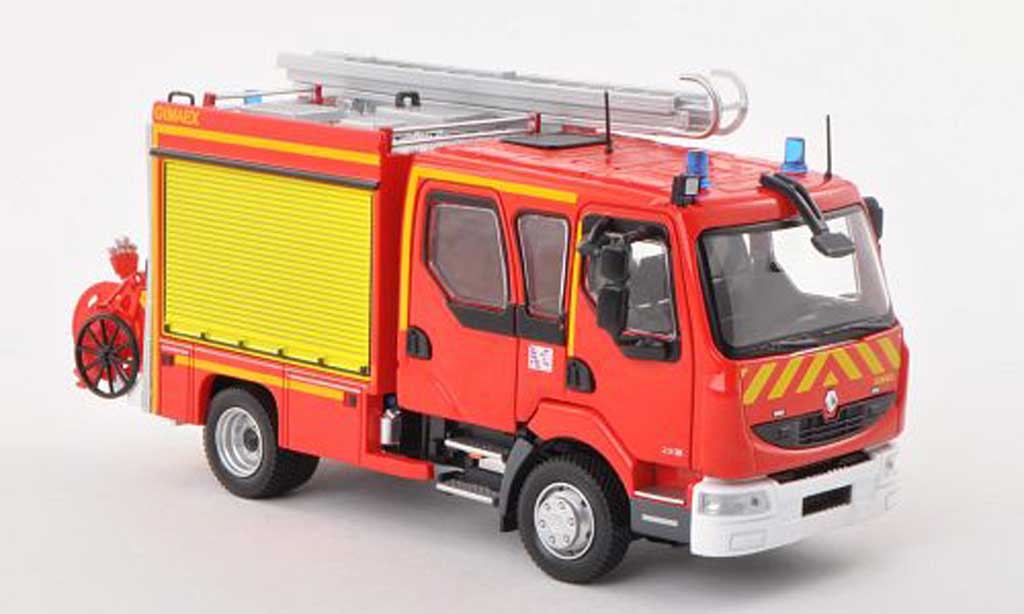 Renault Midlum 1/43 Eligor 220 DoKa FPTL Gimaex SDIS brandweer (F) modelauto