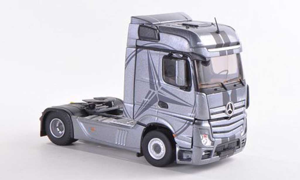 Mercedes Actros 1/43 Eligor MP4 Bigspace grijs modelauto