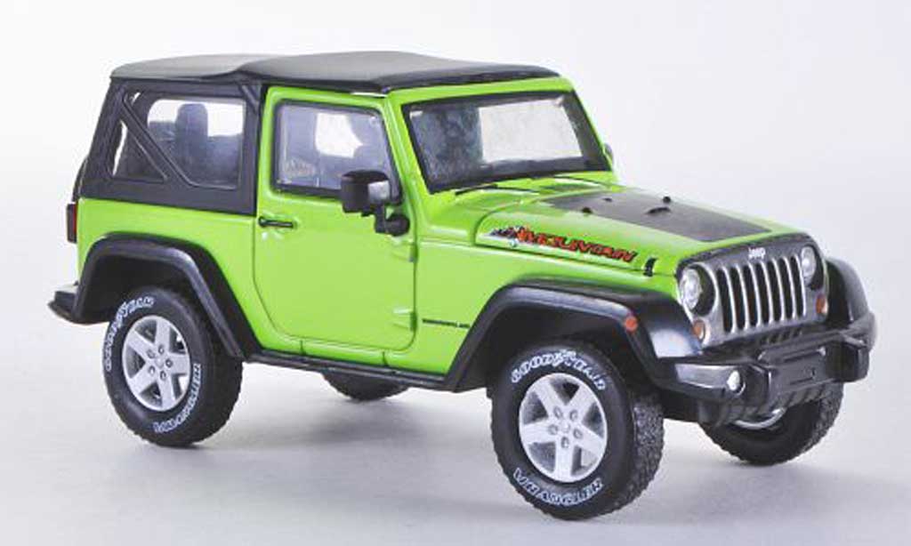 Jeep Wrangler 1/43 Greenlight Mountain Special Hardtopgrun 2012 modelauto