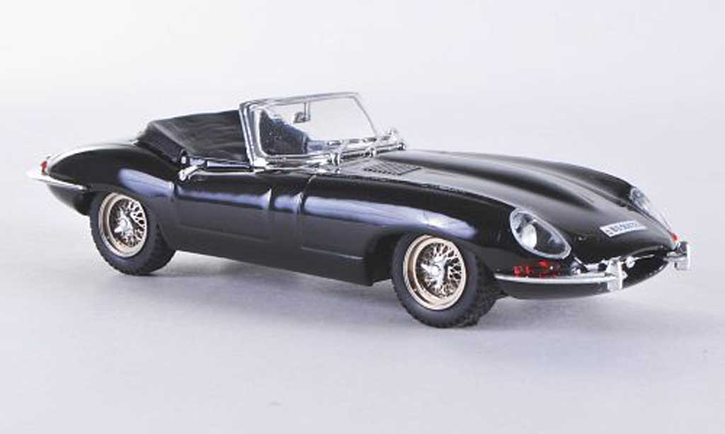 Jaguar E-Type 1/43 Best E Coupe Spider zwart modelauto