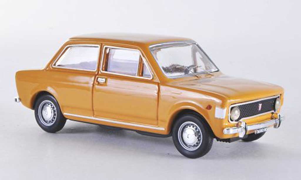 Fiat 128 1/43 Rio 2 turig geel 1969 modelauto