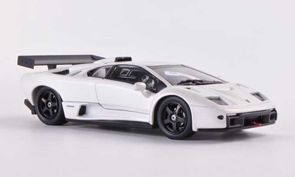 Lamborghini Diablo GTR 1/43 Kyosho GTR S wit modelauto