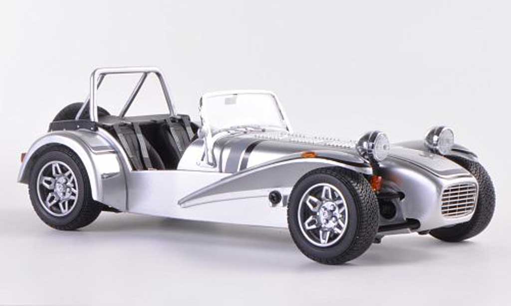 Caterham Super Seven 1/18 Kyosho grijs/grijs/zwart RHD modelauto