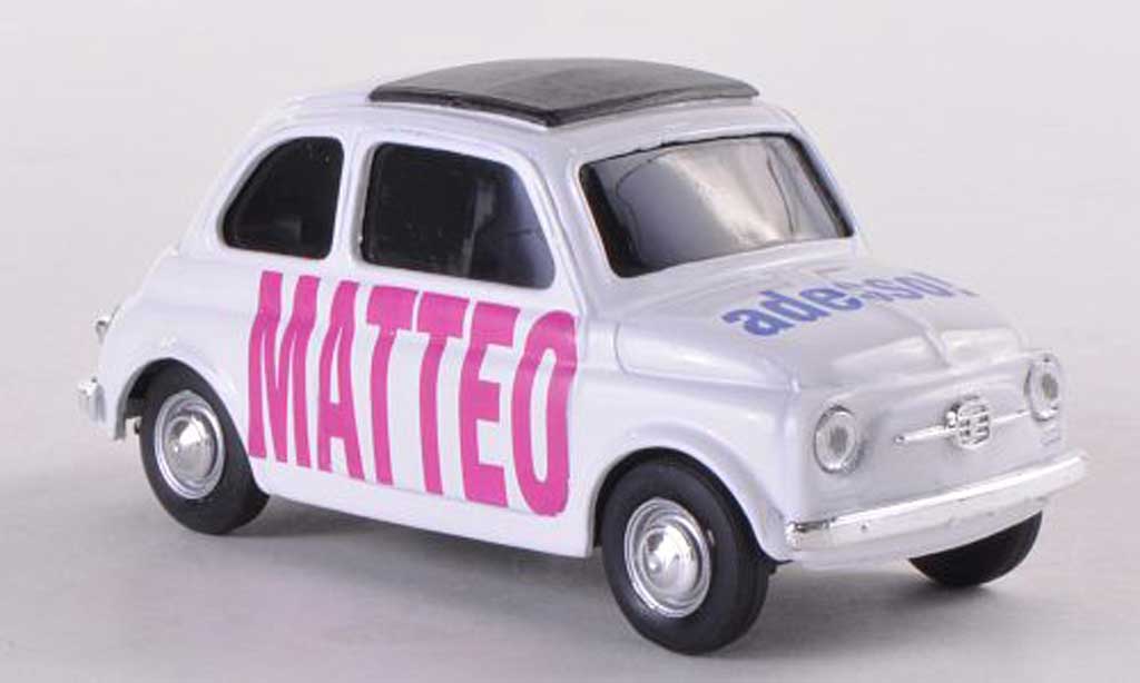 Fiat 500 Brums 1/43 Brumm Brums MATTEO adesso wit modelauto