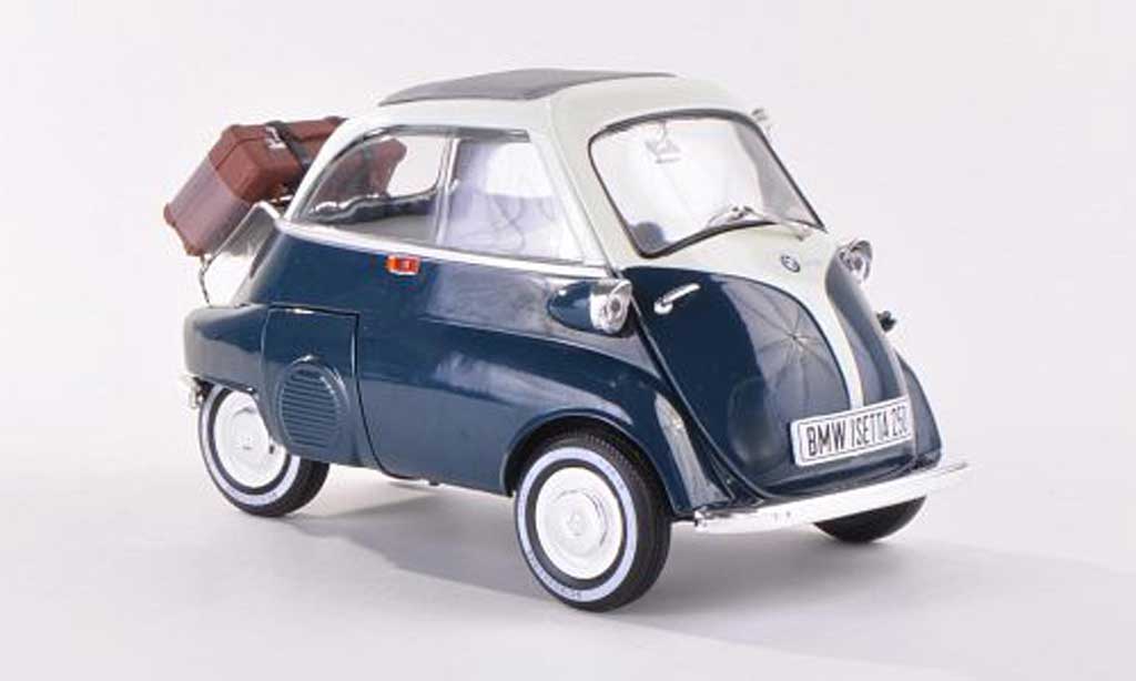 Bmw Isetta 1/18 Revell 250 blauwgrun/wit modelauto