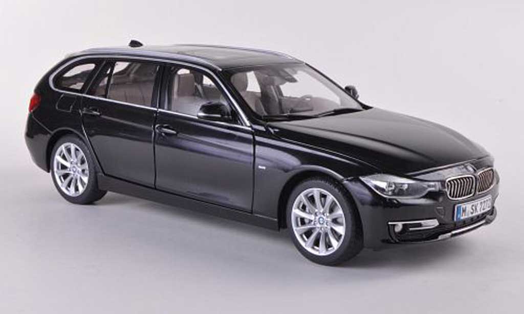 Bmw 335 F31 1/18 Paragon F31 3er Touring zwart 2012 modelauto