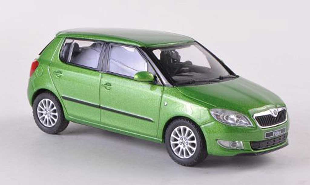 Skoda Fabia II 1/43 Abrex II gun Facelift 2010 modelauto