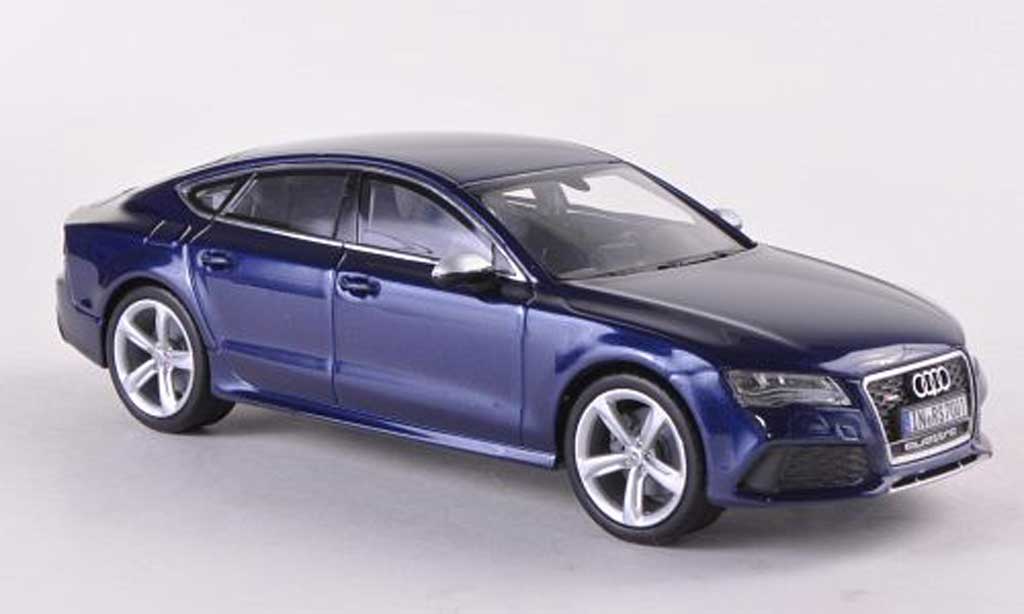 Audi RS7 1/43 Kyosho Sportback blauw 2013 modelauto