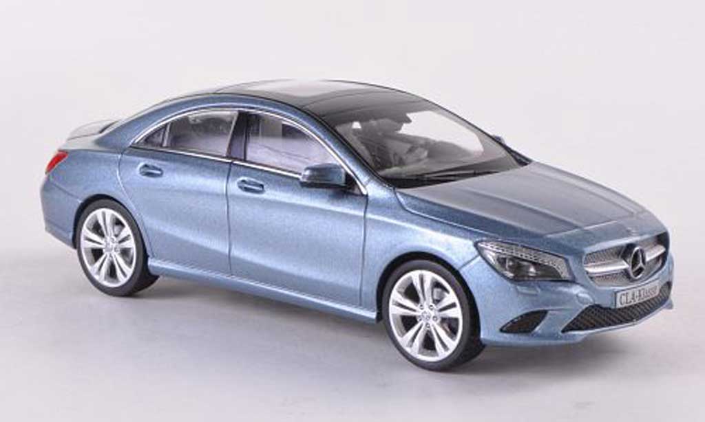 Mercedes CLA 1/43 Schuco (C117) grijsblauw 2012 modelauto
