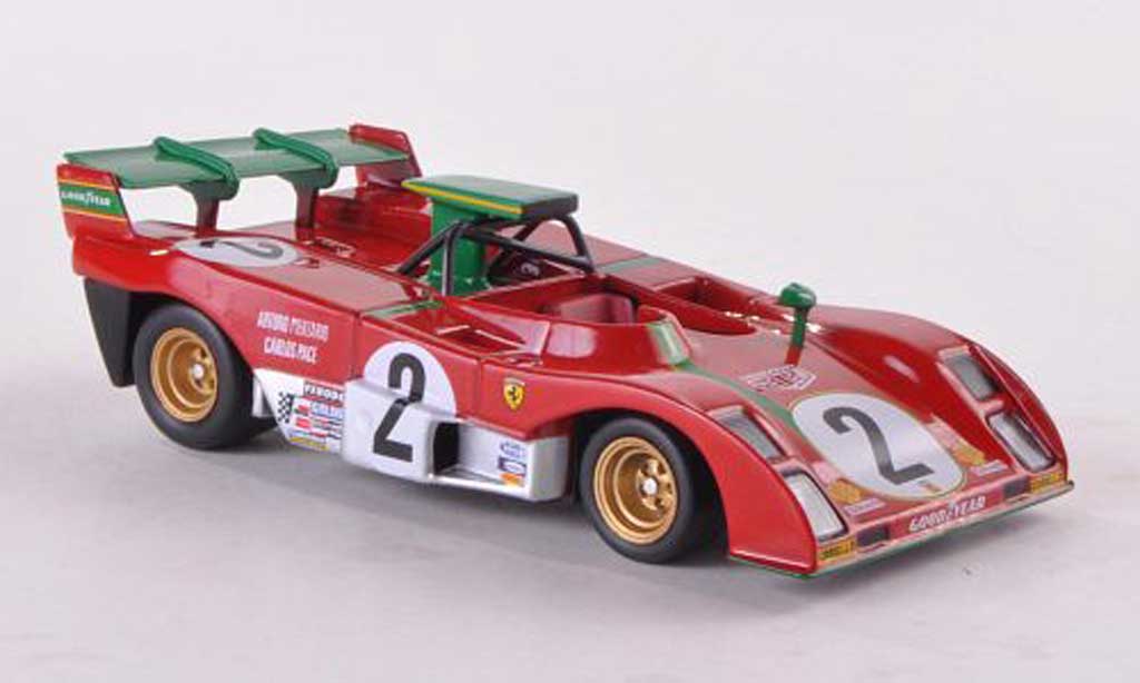 Ferrari 312 P 1/43 Ferrari Racing Collection P No.2 A.Merzario/C.Pace 1000km Zeltweg 1973 modelauto