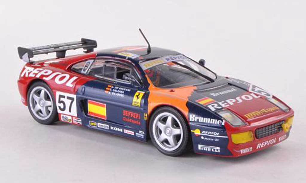 Ferrari 348 GT Competizione 1/43 Ferrari Racing Collection GT Competizione No.57 T.Saldana/A.Villarino/A.de Orleans-Borbon 24h Le Mans 1994 modelauto
