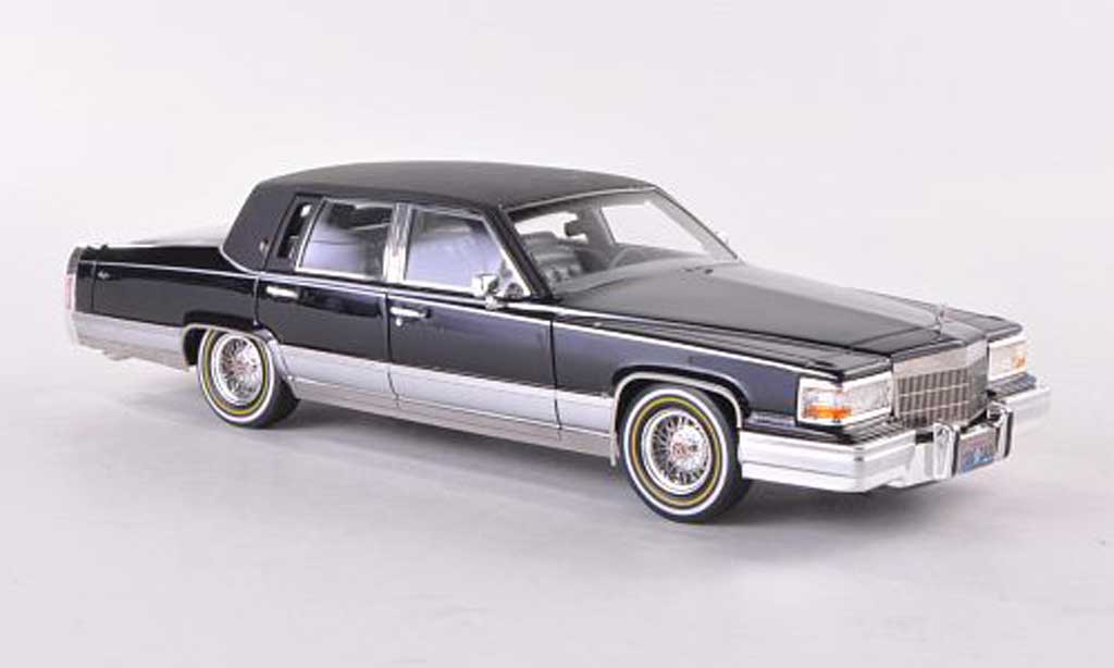 Cadillac Brougham 1/43 GLM matt zwart 1991 modelauto