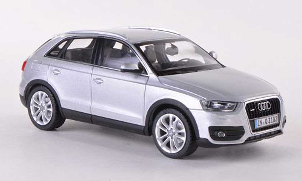 Audi Q3 1/43 Schuco grijs 2011 modelauto