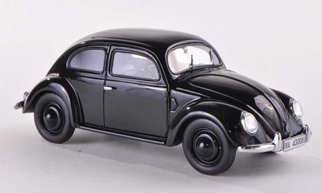 Volkswagen Coccinelle 1/43 Schuco Typ 38/06 zwart modelauto