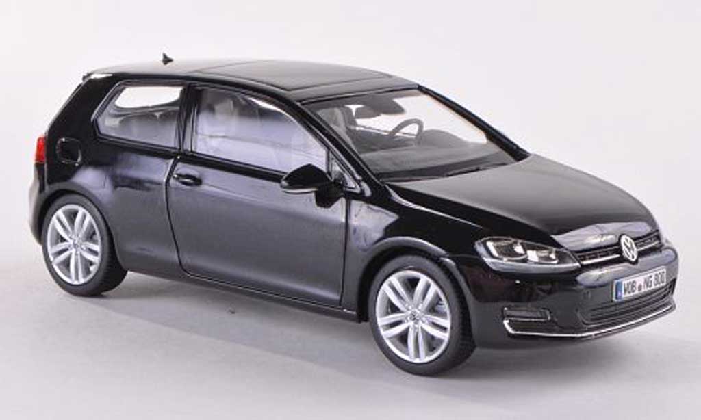 Volkswagen Golf VII 1/43 Herpa VII zwart 3-Turer 2013 modelauto