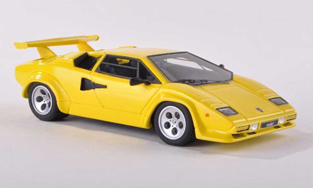 Lamborghini Countach LP 500 1/43 Look Smart LP 500 geel 1982 modelauto