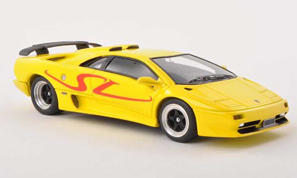 Lamborghini Diablo 1/43 Look Smart SV geel 1995 modelauto