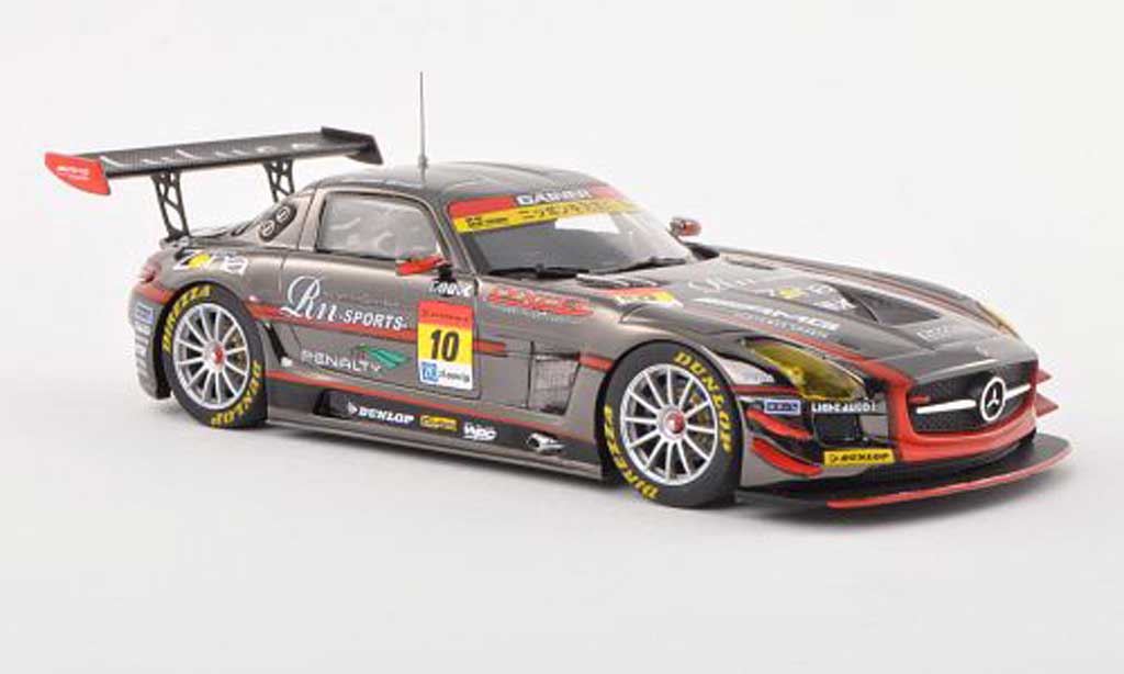 Mercedes SLS 1/43 Ebbro AMG No.10 Rn-Sports Dixcel Super GT300 2013 T.Tanaka/M.Ueda modelauto