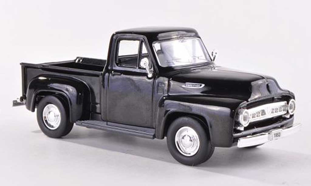 Ford F-100 1/43 Yat Ming F 100 Pick Up zwart 1953 modelauto