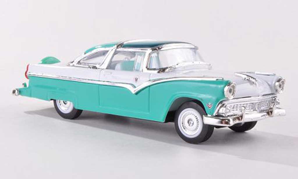 Ford Crown 1/43 Yat Ming Victoria grun/wit 1955 modelauto